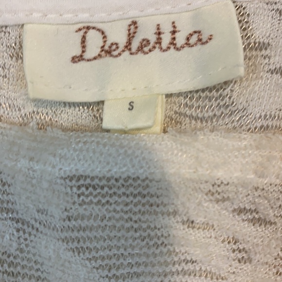 Anthro Delletta Loretta Lace Top - Picture 4 of 7